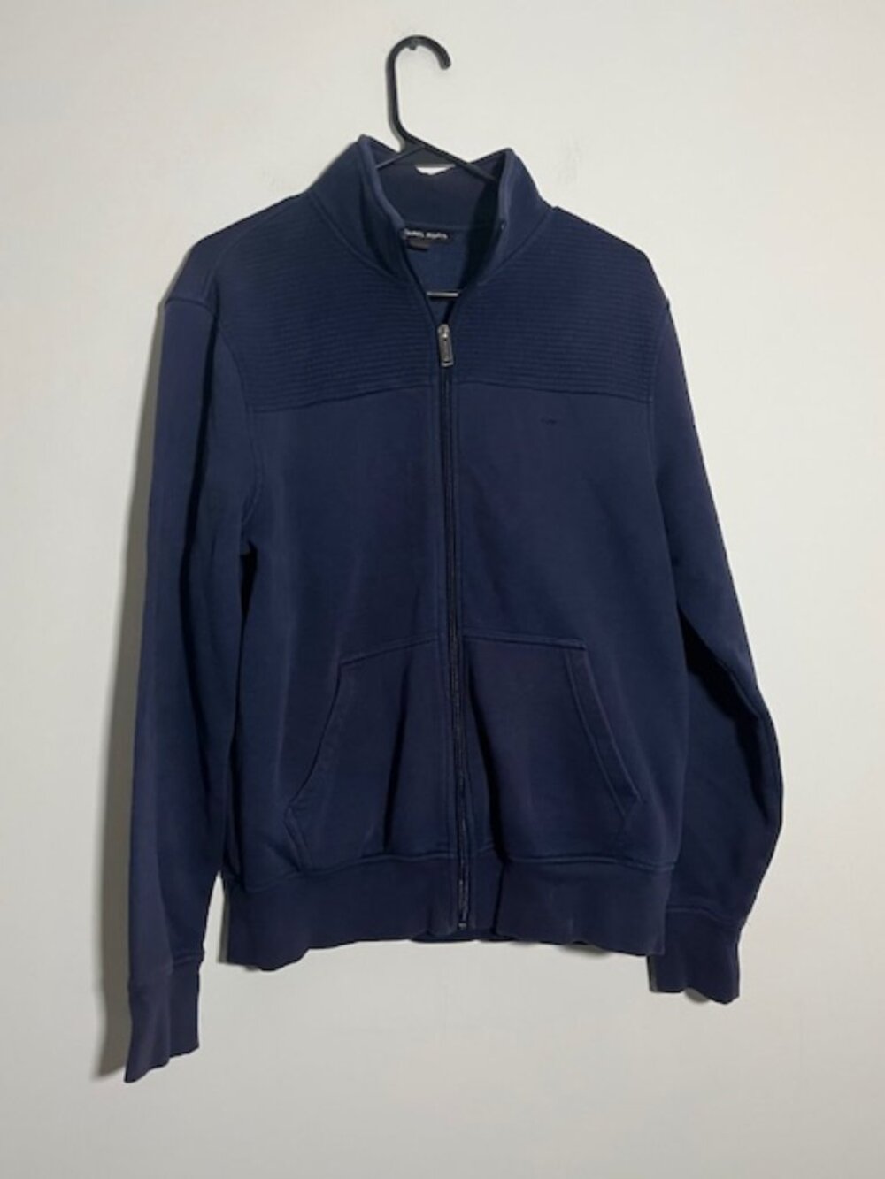 Michael Kors Navy Blue Zip Up Sweatshirt Size Medium